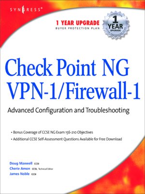cover image of CheckPoint NG VPN 1/Firewall 1
